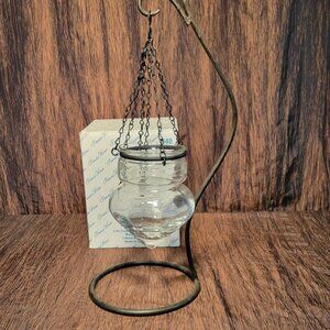 PRINCESS HOUSE NEW IN BOX CANDLE BOWL & INSERT - HERITAGE PATTERN - FLORAL 048